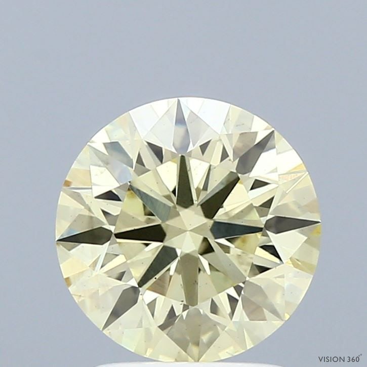 Ideal Loose Diamond - ROUND 2.07ct Fancy Light Yellow VS2 (1 of 1)