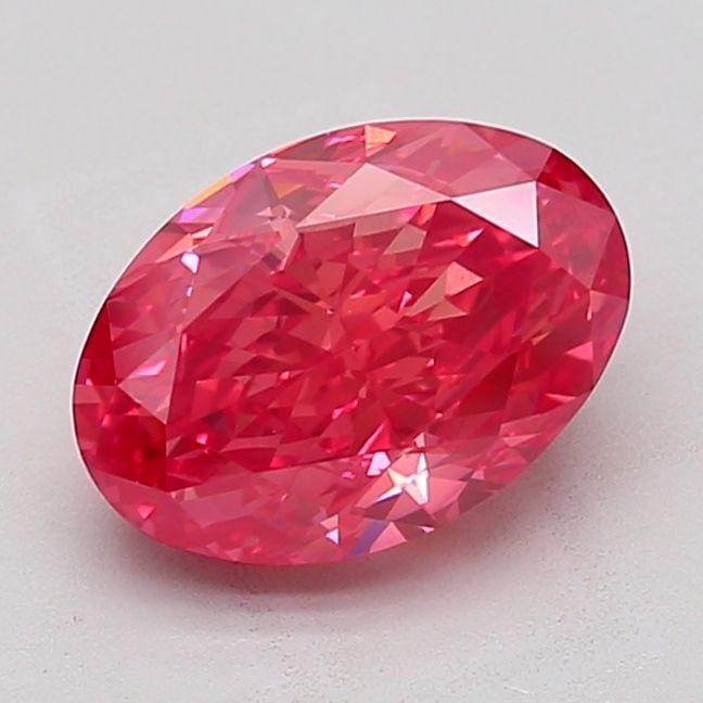 Loose Diamond - OVAL 5.16ct Fancy Vivid Red VS1 (1 of 1)