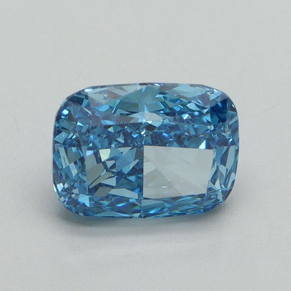 Loose Diamond - CUSHION MODIFIED 2.05ct Fancy Vivid Blue VS1: Loose Diamond - CUSHION MODIFIED 2.05ct Fancy Vivid Blue VS1 Source: This is a real non-mined Diamond that has been grown in a lab Shape: CUSHION MODIFIED Carats: 2.05 Color: Fancy Vivid Blue Certific