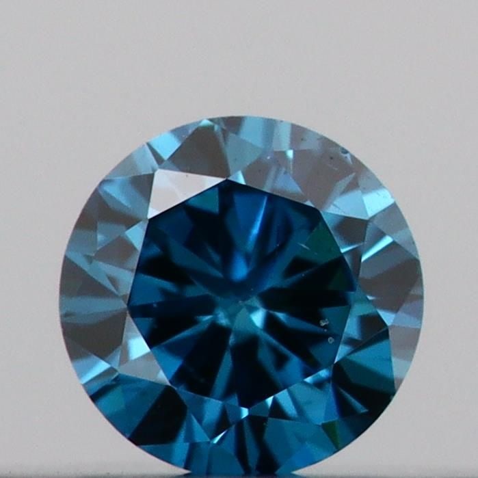 Loose Diamond - ROUND 0.1ct Fancy Vivid Blue VS2 (1 of 1)