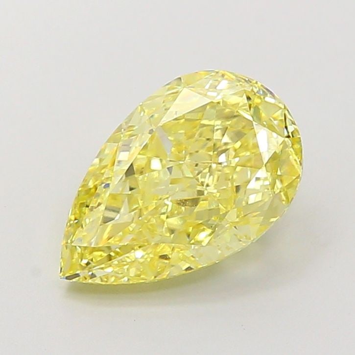 Loose Diamond - PEAR 2.94ct Fancy Intense Yellow VS1: Loose Diamond - PEAR 2.94ct Fancy Intense Yellow VS1 Source: This is a real non-mined Diamond that has been grown in a lab Shape: PEAR Carats: 2.94 Color: Fancy Intense Yellow Certification: IGI Video