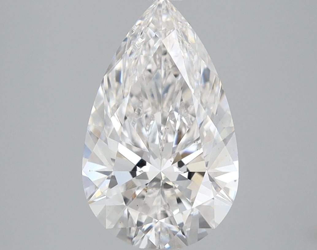 Loose Diamond - PEAR 2.08ct F VS2: Loose Diamond - PEAR 2.08ct F VS2 Source: This is a real non-mined Diamond that has been grown in a lab Shape: PEAR Carats: 2.08 Color: F Clarity: VS2 Certification: IGI Video: