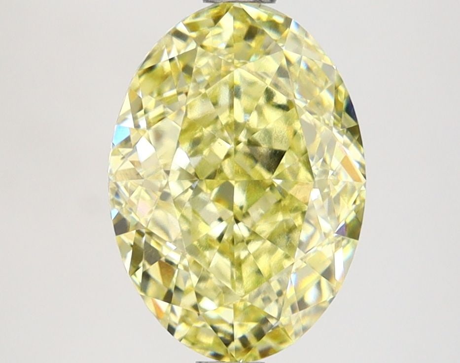 Loose Diamond - OVAL 2.66ct Fancy Intense Yellow VS1: Loose Diamond - OVAL 2.66ct Fancy Intense Yellow VS1 Source: This is a real non-mined Diamond that has been grown in a lab Shape: OVAL Carats: 2.66 Color: Fancy Intense Yellow Certification: IGI Video