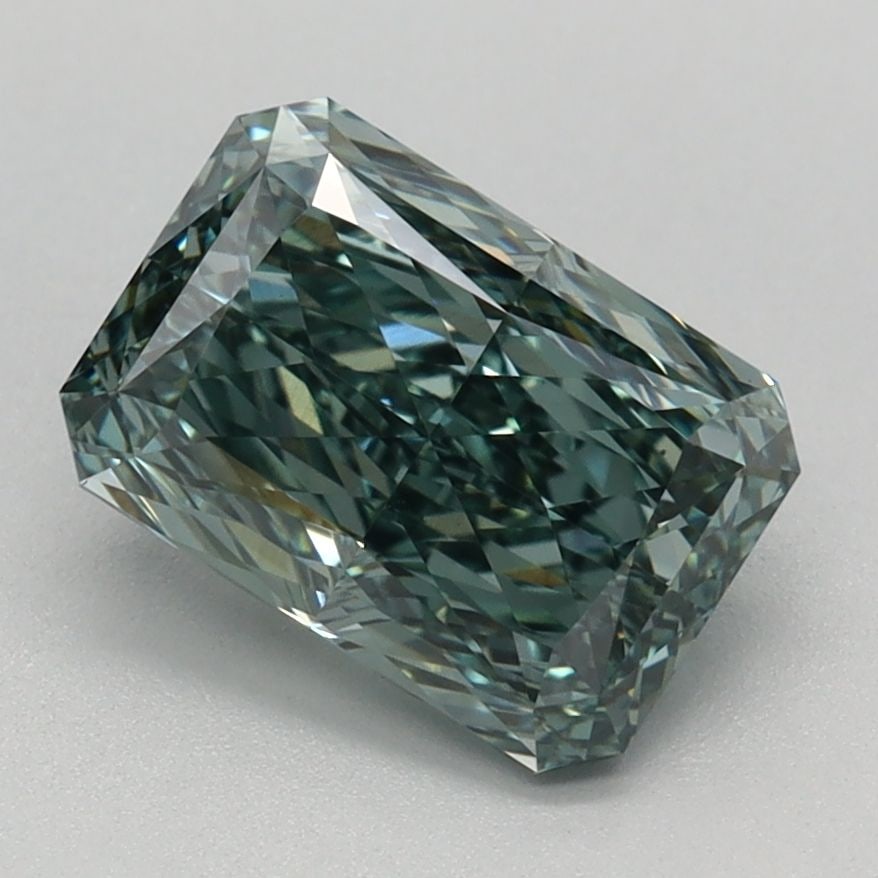 Loose Diamond - RADIANT 1.56ct Fancy Vivid Green VVS2 (1 of 1)
