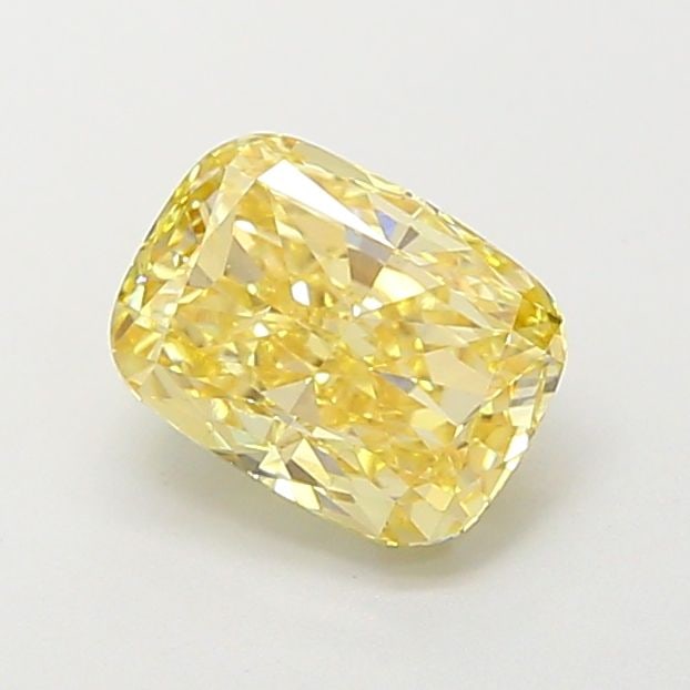 Loose Diamond - CUSHION MODIFIED 1.5ct Fancy Light Yellow SI1: Loose Diamond - CUSHION MODIFIED 1.5ct Fancy Light Yellow SI1 Source: This is a real non-mined Diamond that has been grown in a lab Shape: CUSHION MODIFIED Carats: 1.5 Color: Fancy Light Yellow Certif