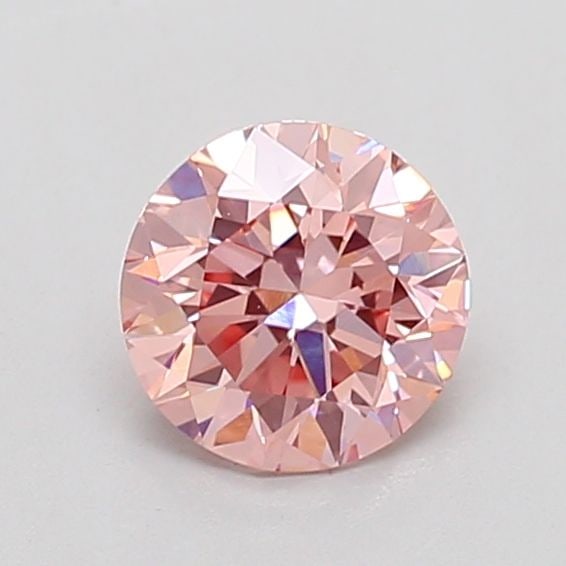 Loose Diamond - ROUND 0.77ct Fancy Vivid Pink VS1: Loose Diamond - ROUND 0.77ct Fancy Vivid Pink VS1 Source: This is a real non-mined Diamond that has been grown in a lab Shape: ROUND Carats: 0.77 Color: Fancy Vivid Pink Certification: NONE The Diamon