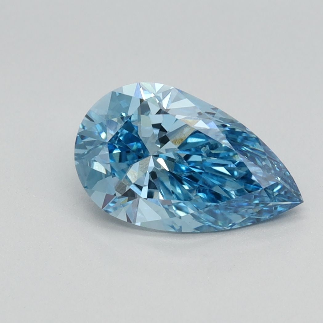 Loose Diamond - PEAR 1.09ct Fancy Vivid Blue VVS2: Loose Diamond - PEAR 1.09ct Fancy Vivid Blue VVS2 Source: This is a real non-mined Diamond that has been grown in a lab Shape: PEAR Carats: 1.09 Color: Fancy Vivid Blue Certification: IGI Video: