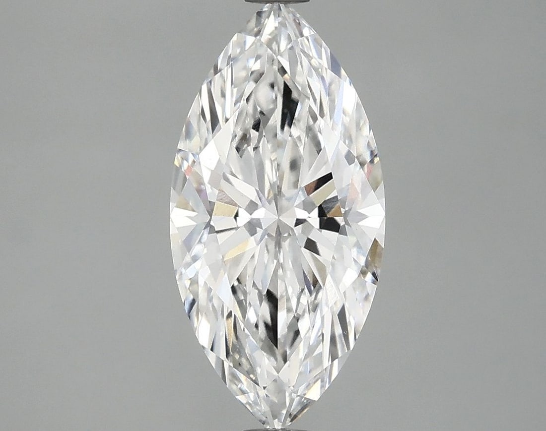 Loose Diamond - MARQUISE 2.08ct E VS1: Loose Diamond - MARQUISE 2.08ct E VS1 Source: This is a real non-mined Diamond that has been grown in a lab Shape: MARQUISE Carats: 2.08 Color: E Clarity: VS1 Certification: IGI Video: