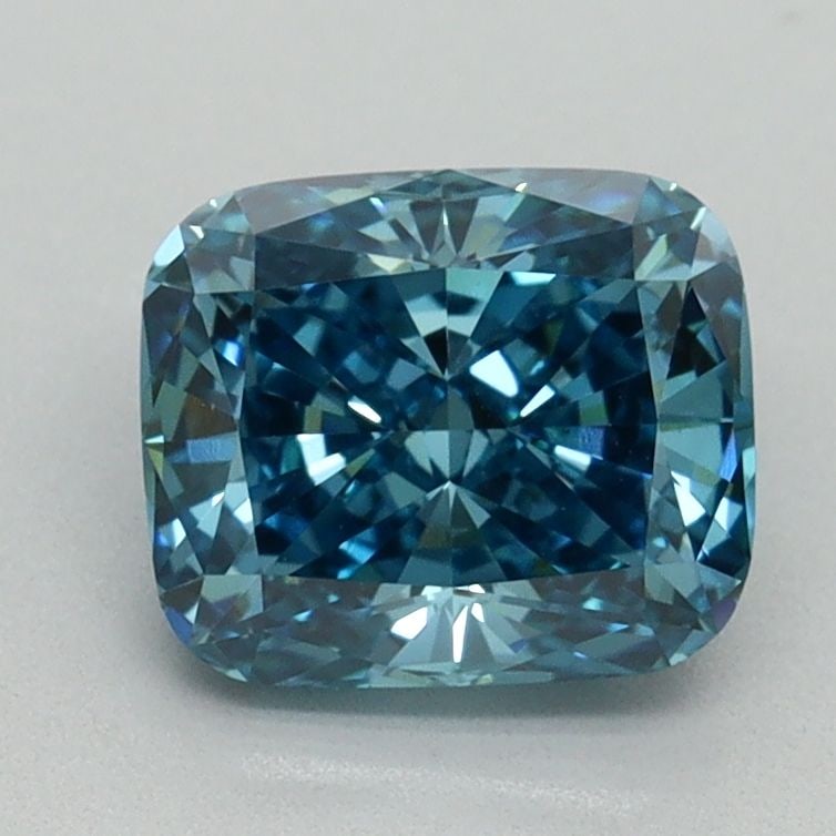 Loose Diamond - CUSHION MODIFIED 1.53ct Fancy Vivid Blue VS1: Loose Diamond - CUSHION MODIFIED 1.53ct Fancy Vivid Blue VS1 Source: This is a real non-mined Diamond that has been grown in a lab Shape: CUSHION MODIFIED Carats: 1.53 Color: Fancy Vivid Blue Certific