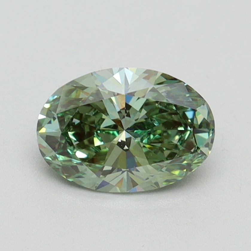 Loose Diamond - OVAL 1.02ct Fancy Vivid Green VS1 (1 of 1)