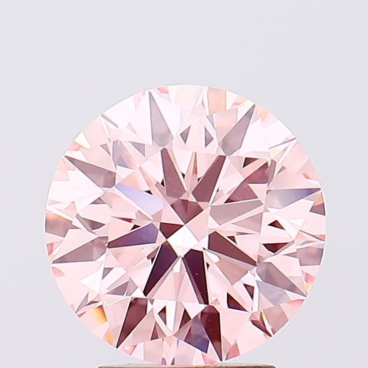 Ideal Loose Diamond - ROUND 3.1ct Fancy Intense Pink VVS2 (1 of 1)