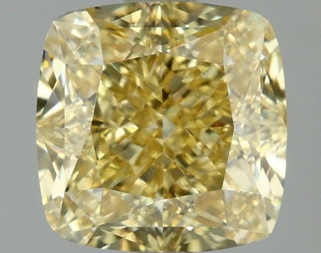 Loose Diamond - CUSHION MODIFIED 2.12ct Fancy Intense Yellow VVS2 (1 of 1)