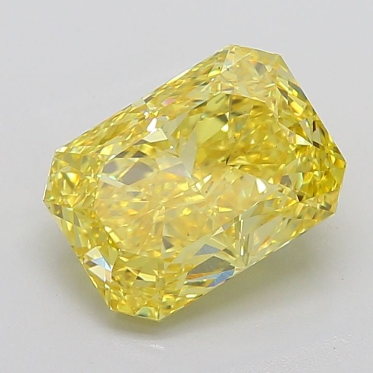 Loose Diamond - RADIANT 6.01ct Fancy Vivid Yellow VS2: Loose Diamond - RADIANT 6.01ct Fancy Vivid Yellow VS2 Source: This is a real non-mined Diamond that has been grown in a lab Shape: RADIANT Carats: 6.01 Color: Fancy Vivid Yellow Certification: IGI The