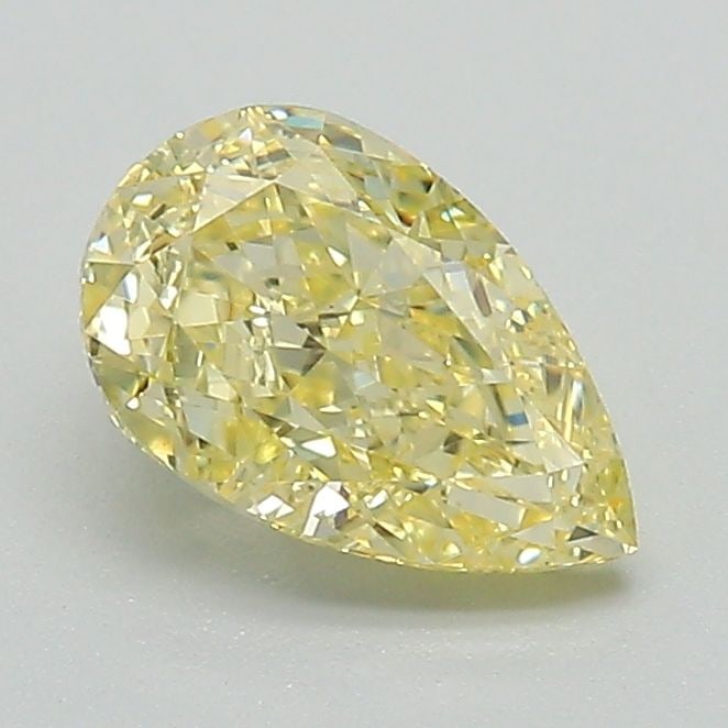 Loose Diamond - PEAR 1.07ct Fancy Intense Yellow VS1: Loose Diamond - PEAR 1.07ct Fancy Intense Yellow VS1 Source: This is a real non-mined Diamond that has been grown in a lab Shape: PEAR Carats: 1.07 Color: Fancy Intense Yellow Certification: IGI Video