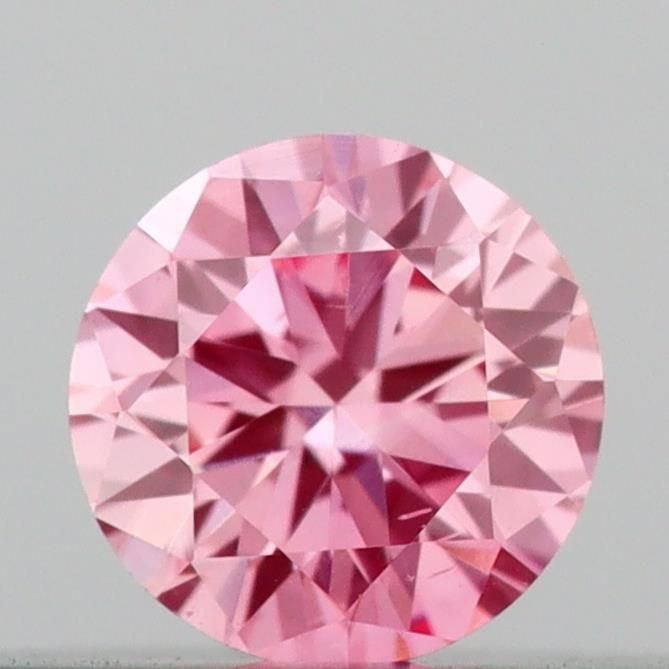 Loose Diamond - ROUND 0.15ct Fancy Vivid Pink VS2 (1 of 1)