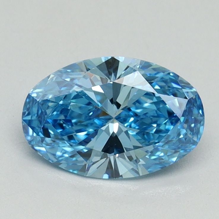 Loose Diamond - OVAL 0.93ct Fancy Vivid Blue VS1: Loose Diamond - OVAL 0.93ct Fancy Vivid Blue VS1 Source: This is a real non-mined Diamond that has been grown in a lab Shape: OVAL Carats: 0.93 Color: Fancy Vivid Blue Certification: IGI Video: