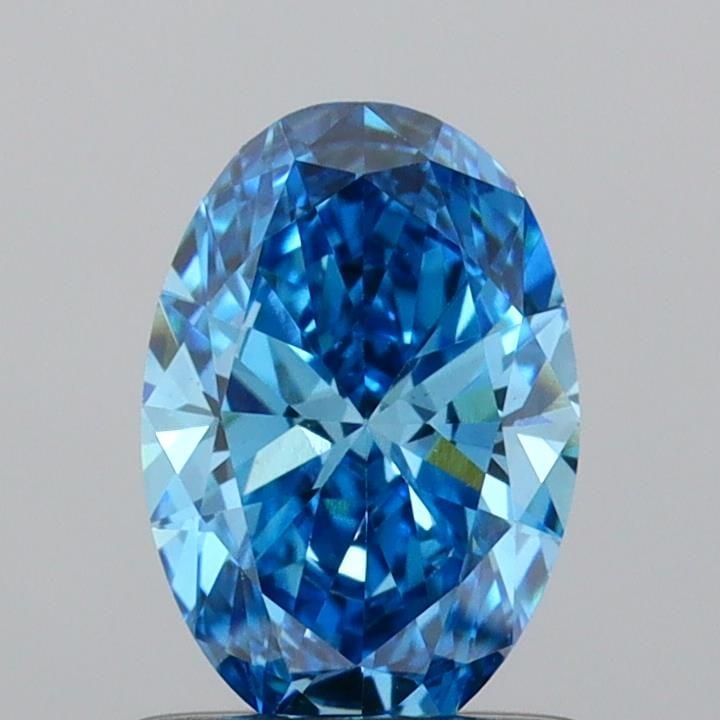 Loose Diamond - OVAL 0.79ct Fancy Vivid Blue VS1: Loose Diamond - OVAL 0.79ct Fancy Vivid Blue VS1 Source: This is a real non-mined Diamond that has been grown in a lab Shape: OVAL Carats: 0.79 Color: Fancy Vivid Blue Certification: IGI Video: