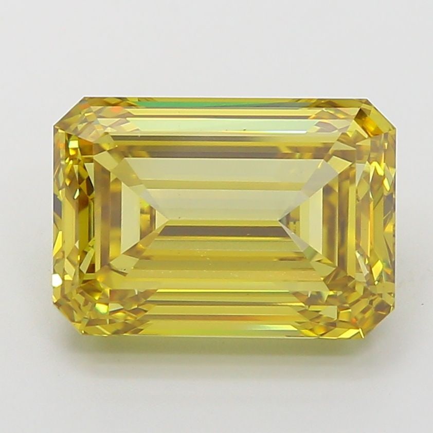 Loose Diamond - EMERALD 6.69ct Fancy Intense Yellow VVS2 (1 of 1)