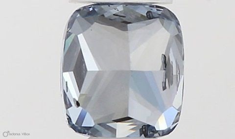 Loose Diamond - CUSHION MODIFIED 0.33ct Fancy Vivid Blue SI2: Loose Diamond - CUSHION MODIFIED 0.33ct Fancy Vivid Blue SI2 Source: This is a real non-mined Diamond that has been grown in a lab Shape: CUSHION MODIFIED Carats: 0.33 Color: Fancy Vivid Blue Certific