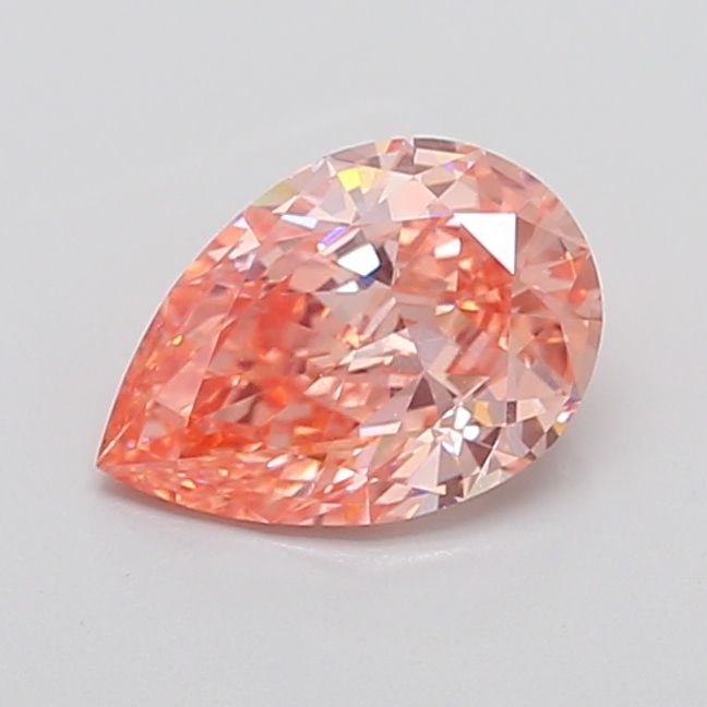 Loose Diamond - PEAR 1.92ct Fancy Intense Orangey Pink VVS2 (1 of 1)