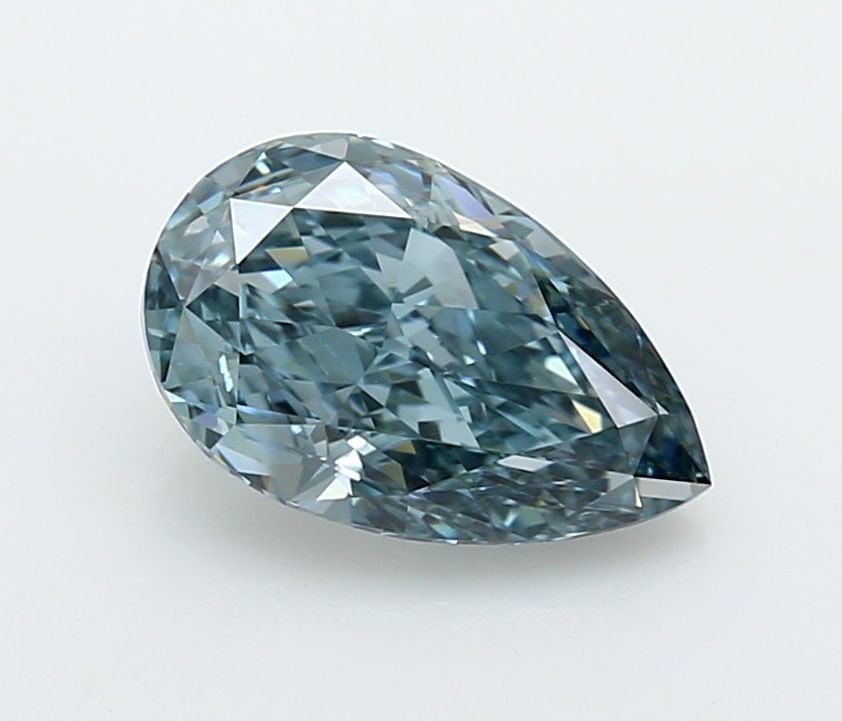 Loose Diamond - PEAR 2.06ct Fancy Vivid Blue IF: Loose Diamond - PEAR 2.06ct Fancy Vivid Blue IF Source: This is a real non-mined Diamond that has been grown in a lab Shape: PEAR Carats: 2.06 Color: Fancy Vivid Blue Certification: IGI Video: