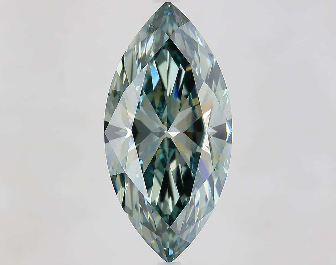 Loose Diamond - MARQUISE 7.21ct Fancy Vivid Green VS1: Loose Diamond - MARQUISE 7.21ct Fancy Vivid Green VS1 Source: This is a real non-mined Diamond that has been grown in a lab Shape: MARQUISE Carats: 7.21 Color: Fancy Vivid Green Certification: IGI Vid