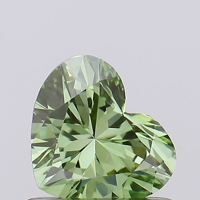 Loose Diamond - HEART 0.5ct Fancy Vivid Green VS1: Loose Diamond - HEART 0.5ct Fancy Vivid Green VS1 Source: This is a real non-mined Diamond that has been grown in a lab Shape: HEART Carats: 0.5 Color: Fancy Vivid Green Certification: NONE Video: