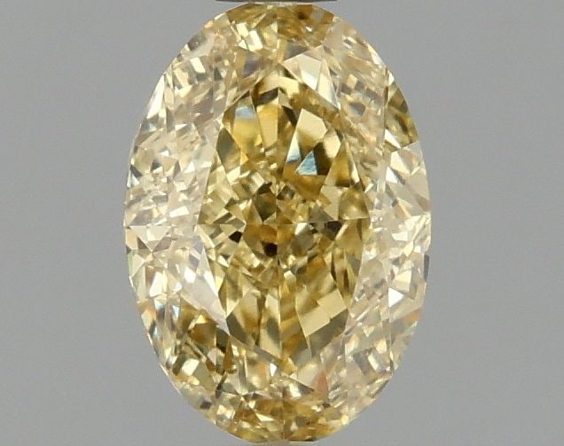 Loose Diamond - OVAL 1.03ct Fancy Intense Yellow VS1: Loose Diamond - OVAL 1.03ct Fancy Intense Yellow VS1 Source: This is a real non-mined Diamond that has been grown in a lab Shape: OVAL Carats: 1.03 Color: Fancy Intense Yellow Certification: IGI Video