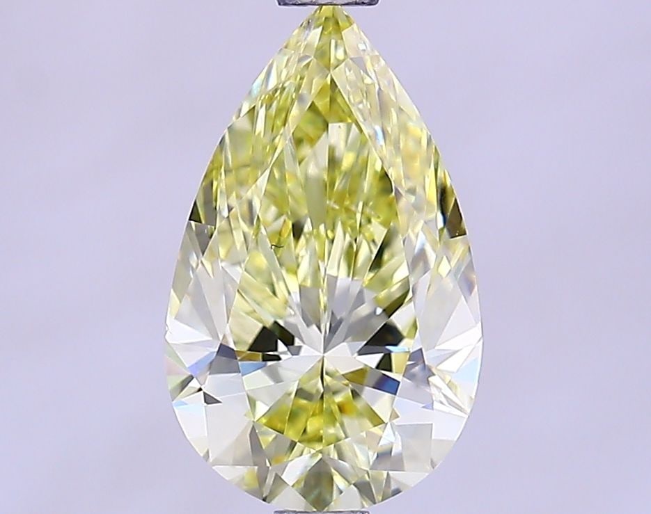 Loose Diamond - PEAR 1.69ct Fancy Intense Yellow VS2: Loose Diamond - PEAR 1.69ct Fancy Intense Yellow VS2 Source: This is a real non-mined Diamond that has been grown in a lab Shape: PEAR Carats: 1.69 Color: Fancy Intense Yellow Certification: IGI Video