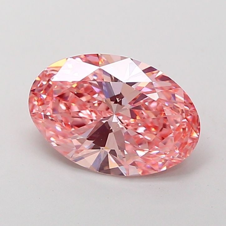 Loose Diamond - OVAL 2.08ct Fancy Vivid Pink VS1: Loose Diamond - OVAL 2.08ct Fancy Vivid Pink VS1 Source: This is a real non-mined Diamond that has been grown in a lab Shape: OVAL Carats: 2.08 Color: Fancy Vivid Pink Certification: IGI Video: