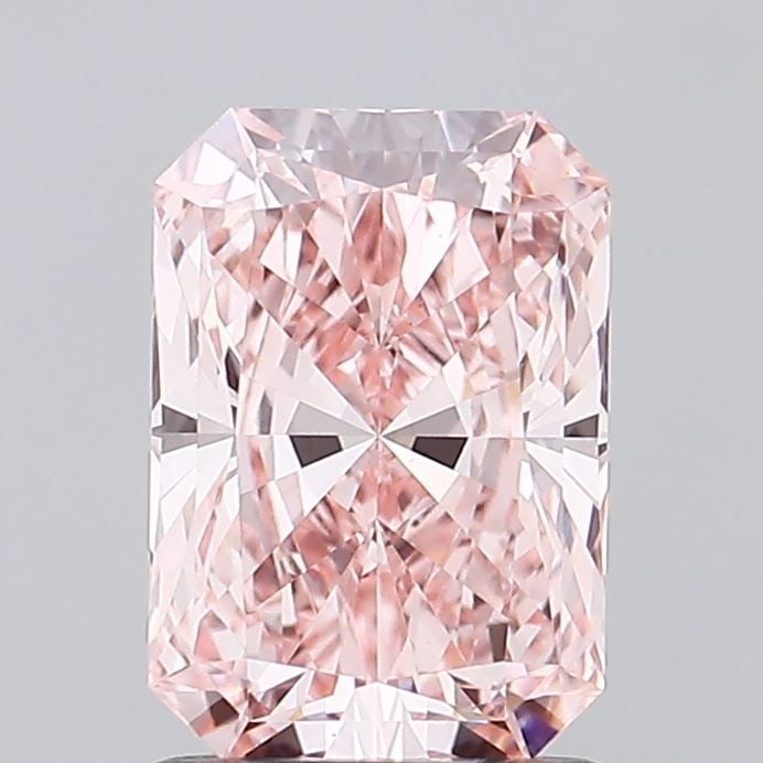 Loose Diamond - RADIANT 1.58ct Fancy Vivid Pink VS1: Loose Diamond - RADIANT 1.58ct Fancy Vivid Pink VS1 Source: This is a real non-mined Diamond that has been grown in a lab Shape: RADIANT Carats: 1.58 Color: Fancy Vivid Pink Certification: IGI