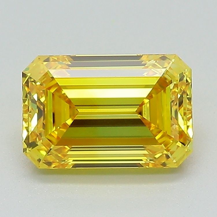 Loose Diamond - EMERALD 1.63ct Fancy Vivid Yellow VVS2 (1 of 1)