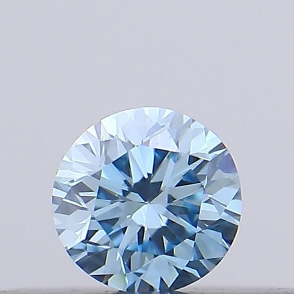 Loose Diamond - ROUND 0.12ct Fancy Vivid Blue VS1: Loose Diamond - ROUND 0.12ct Fancy Vivid Blue VS1 Source: This is a real non-mined Diamond that has been grown in a lab Shape: ROUND Carats: 0.12 Color: Fancy Vivid Blue Certification: IGI Video: