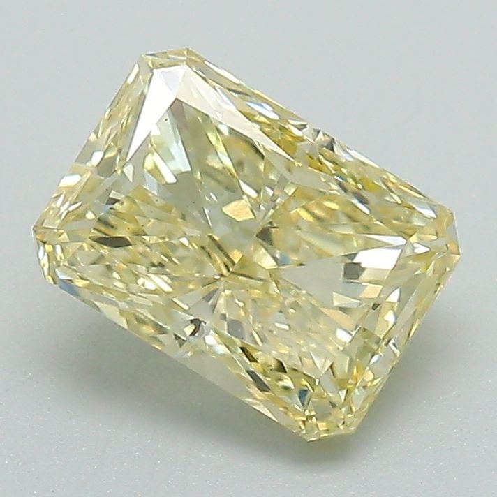 Loose Diamond - RADIANT 1.45ct Fancy Yellow VS1: Loose Diamond - RADIANT 1.45ct Fancy Yellow VS1 Source: This is a real non-mined Diamond that has been grown in a lab Shape: RADIANT Carats: 1.45 Color: Fancy Yellow Certification: IGI Video: Video