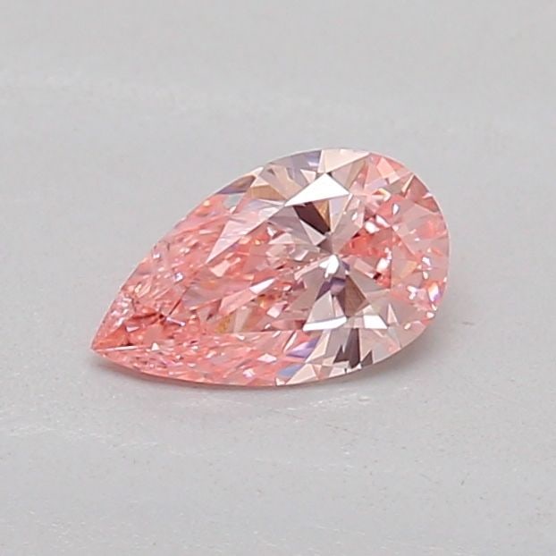 Loose Diamond - PEAR 0.21ct Fancy Vivid Pink VS1: Loose Diamond - PEAR 0.21ct Fancy Vivid Pink VS1 Source: This is a real non-mined Diamond that has been grown in a lab Shape: PEAR Carats: 0.21 Color: Fancy Vivid Pink Certification: IGI The Diamond D