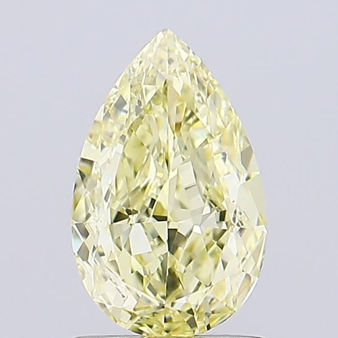 Loose Diamond - PEAR 1.26ct Fancy Yellow VVS2: Loose Diamond - PEAR 1.26ct Fancy Yellow VVS2 Source: This is a real non-mined Diamond that has been grown in a lab Shape: PEAR Carats: 1.26 Color: Fancy Yellow Certification: IGI Video: Video Link 