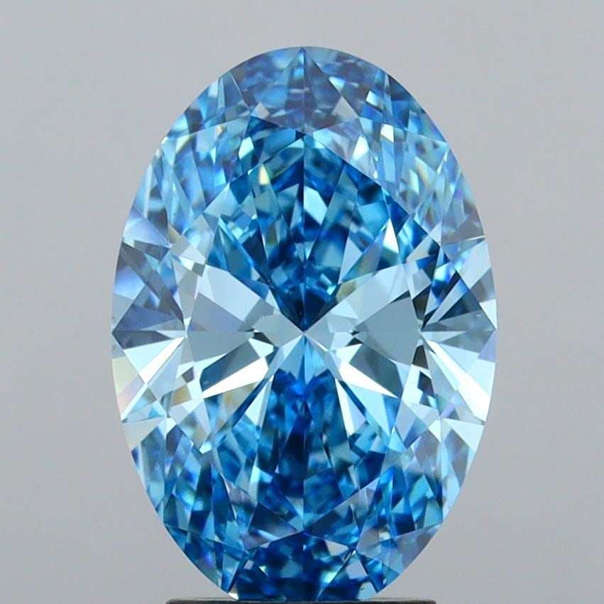 Loose Diamond - OVAL 3.51ct Fancy Vivid Blue VS1: Loose Diamond - OVAL 3.51ct Fancy Vivid Blue VS1 Source: This is a real non-mined Diamond that has been grown in a lab Shape: OVAL Carats: 3.51 Color: Fancy Vivid Blue Certification: IGI Video: