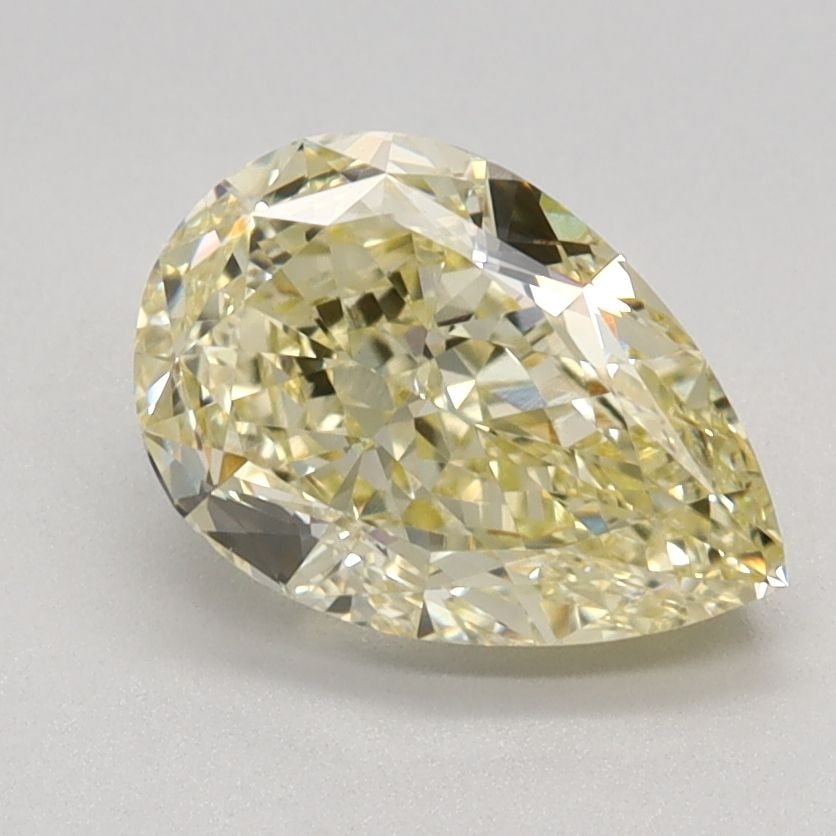 Loose Diamond - PEAR 1.46ct Fancy Intense Yellow VVS2: Loose Diamond - PEAR 1.46ct Fancy Intense Yellow VVS2 Source: This is a real non-mined Diamond that has been grown in a lab Shape: PEAR Carats: 1.46 Color: Fancy Intense Yellow Certification: IGI Vide
