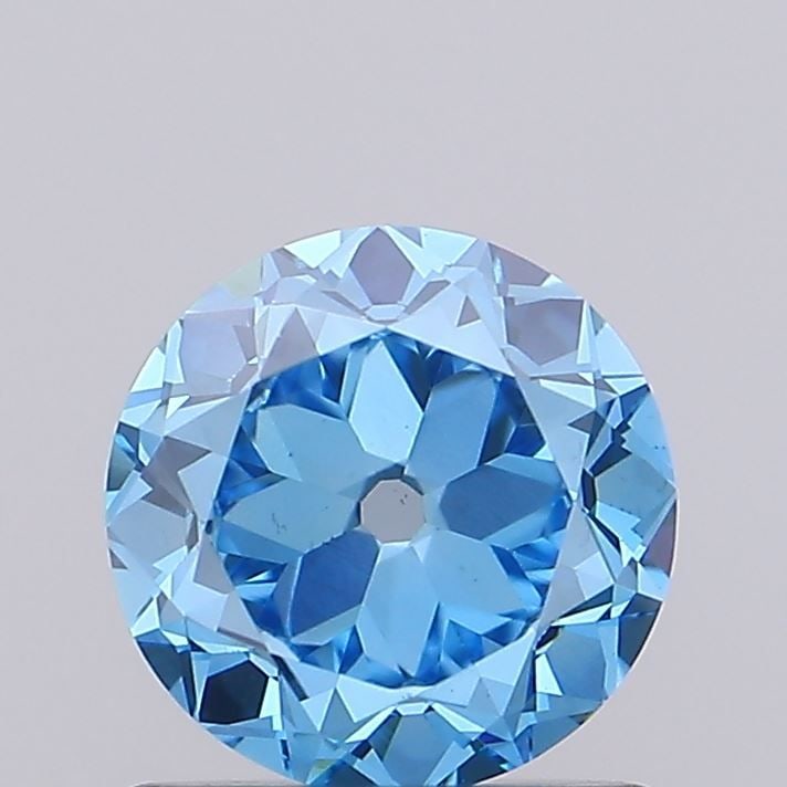 Loose Diamond - EUROPEAN CUT 0.64ct Fancy Vivid Blue VVS2: Loose Diamond - EUROPEAN CUT 0.64ct Fancy Vivid Blue VVS2 Source: This is a real non-mined Diamond that has been grown in a lab Shape: EUROPEAN CUT Carats: 0.64 Color: Fancy Vivid Blue Certification: