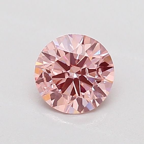 Loose Diamond - ROUND 0.52ct Fancy Vivid Pink SI1: Loose Diamond - ROUND 0.52ct Fancy Vivid Pink SI1 Source: This is a real non-mined Diamond that has been grown in a lab Shape: ROUND Carats: 0.52 Color: Fancy Vivid Pink Certification: NONE The Diamon