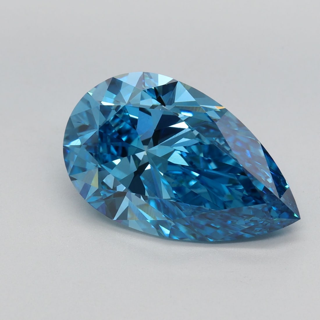 Loose Diamond - PEAR 4.53ct Fancy Vivid Blue VVS2 (1 of 1)