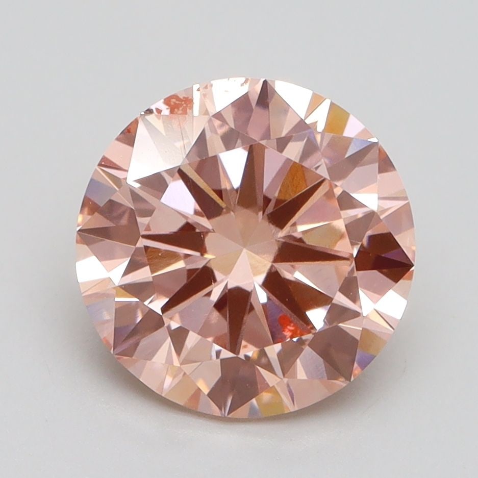 Loose Diamond - ROUND 2.6ct Fancy Intense Pink SI1: Loose Diamond - ROUND 2.6ct Fancy Intense Pink SI1 Source: This is a real non-mined Diamond that has been grown in a lab Shape: ROUND Carats: 2.6 Color: Fancy Intense Pink Certification: IGI Video: