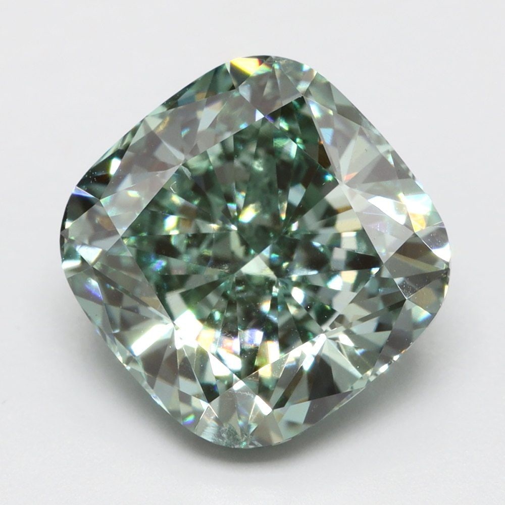 Loose Diamond - CUSHION BRILLIANT 3.03ct Fancy Vivid Blueish Blue VS2: Loose Diamond - CUSHION BRILLIANT 3.03ct Fancy Vivid Blueish Blue VS2 Source: This is a real non-mined Diamond that has been grown in a lab Shape: CUSHION BRILLIANT Carats: 3.03 Color: Fancy Vivid Blu
