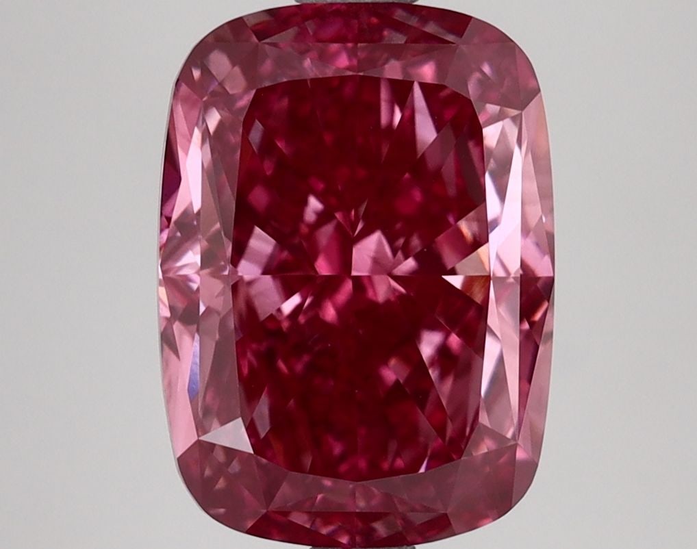 Loose Diamond - CUSHION MODIFIED 3.81ct Fancy Vivid Pink VS2 (1 of 1)