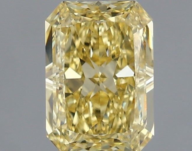 Loose Diamond - RADIANT 1.5ct Fancy Intense Yellow VS1: Loose Diamond - RADIANT 1.5ct Fancy Intense Yellow VS1 Source: This is a real non-mined Diamond that has been grown in a lab Shape: RADIANT Carats: 1.5 Color: Fancy Intense Yellow Certification: IGI V