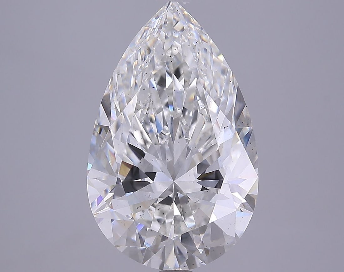 Loose Diamond - PEAR 5.64ct G SI1: Loose Diamond - PEAR 5.64ct G SI1 Source: This is a real non-mined Diamond that has been grown in a lab Shape: PEAR Carats: 5.64 Color: G Clarity: SI1 Certification: IGI Video: