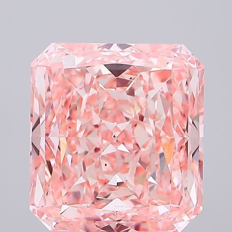 Loose Diamond - RADIANT 30.18ct Fancy Vivid Pink VS1: Loose Diamond - RADIANT 30.18ct Fancy Vivid Pink VS1 Source: This is a real non-mined Diamond that has been grown in a lab Shape: RADIANT Carats: 30.18 Color: Fancy Vivid Pink Certification: IGI Video