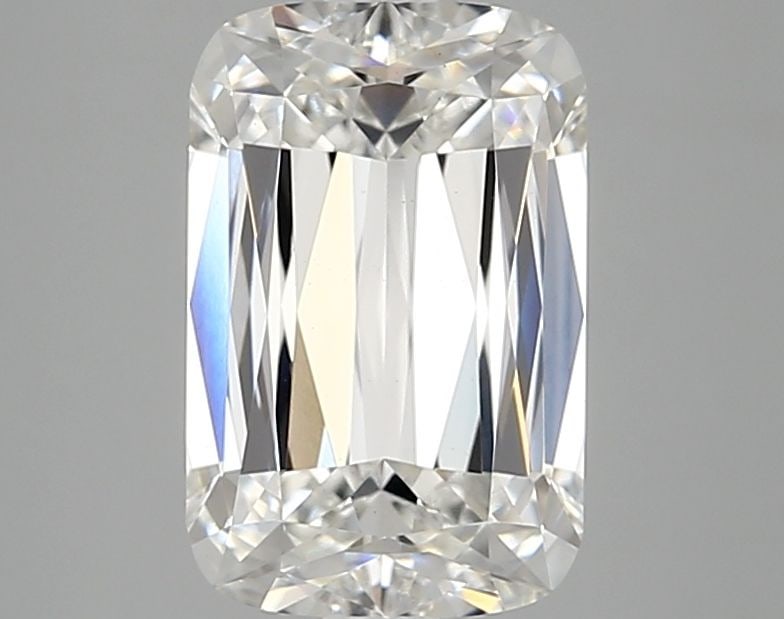 Loose Diamond - CUSHION MODIFIED 2.18ct F VS1: Loose Diamond - CUSHION MODIFIED 2.18ct F VS1 Source: This is a real non-mined Diamond that has been grown in a lab Shape: CUSHION MODIFIED Carats: 2.18 Color: F Clarity: VS1 Certification: IGI Video: