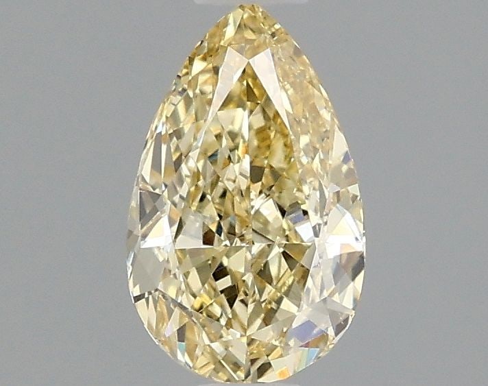 Loose Diamond - PEAR 1.04ct Fancy Intense Yellow VS1: Loose Diamond - PEAR 1.04ct Fancy Intense Yellow VS1 Source: This is a real non-mined Diamond that has been grown in a lab Shape: PEAR Carats: 1.04 Color: Fancy Intense Yellow Certification: IGI Video