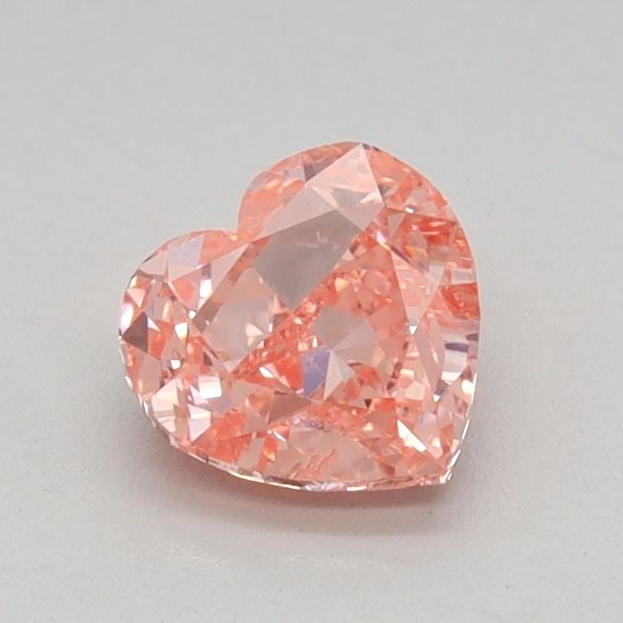 Loose Diamond - HEART 0.5ct Fancy Vivid Pink SI1: Loose Diamond - HEART 0.5ct Fancy Vivid Pink SI1 Source: This is a real non-mined Diamond that has been grown in a lab Shape: HEART Carats: 0.5 Color: Fancy Vivid Pink Certification: IGI Video: